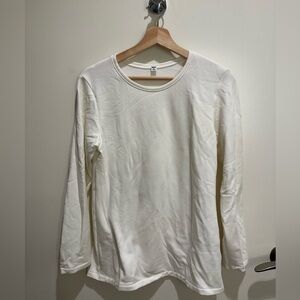 Uniqlo HEATTECH Ultra Warm Long Sleeve T shirt, White, XXL